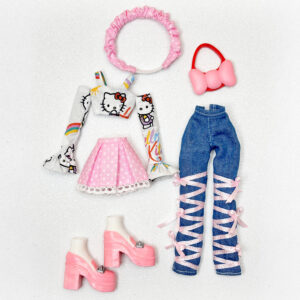 🎀 Pink Ribbon Lover – Mini Fashion Pack