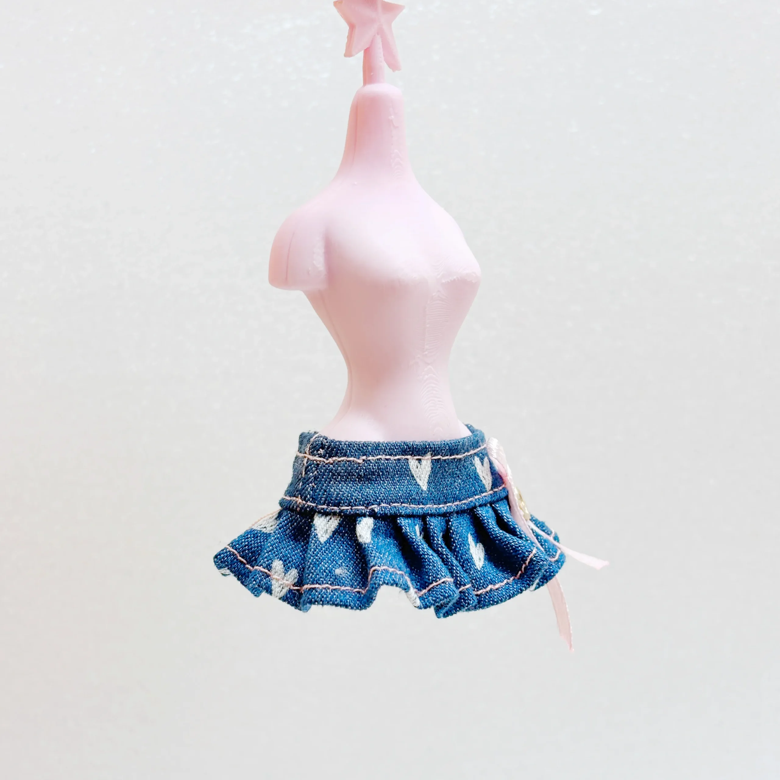 denim miniskirt