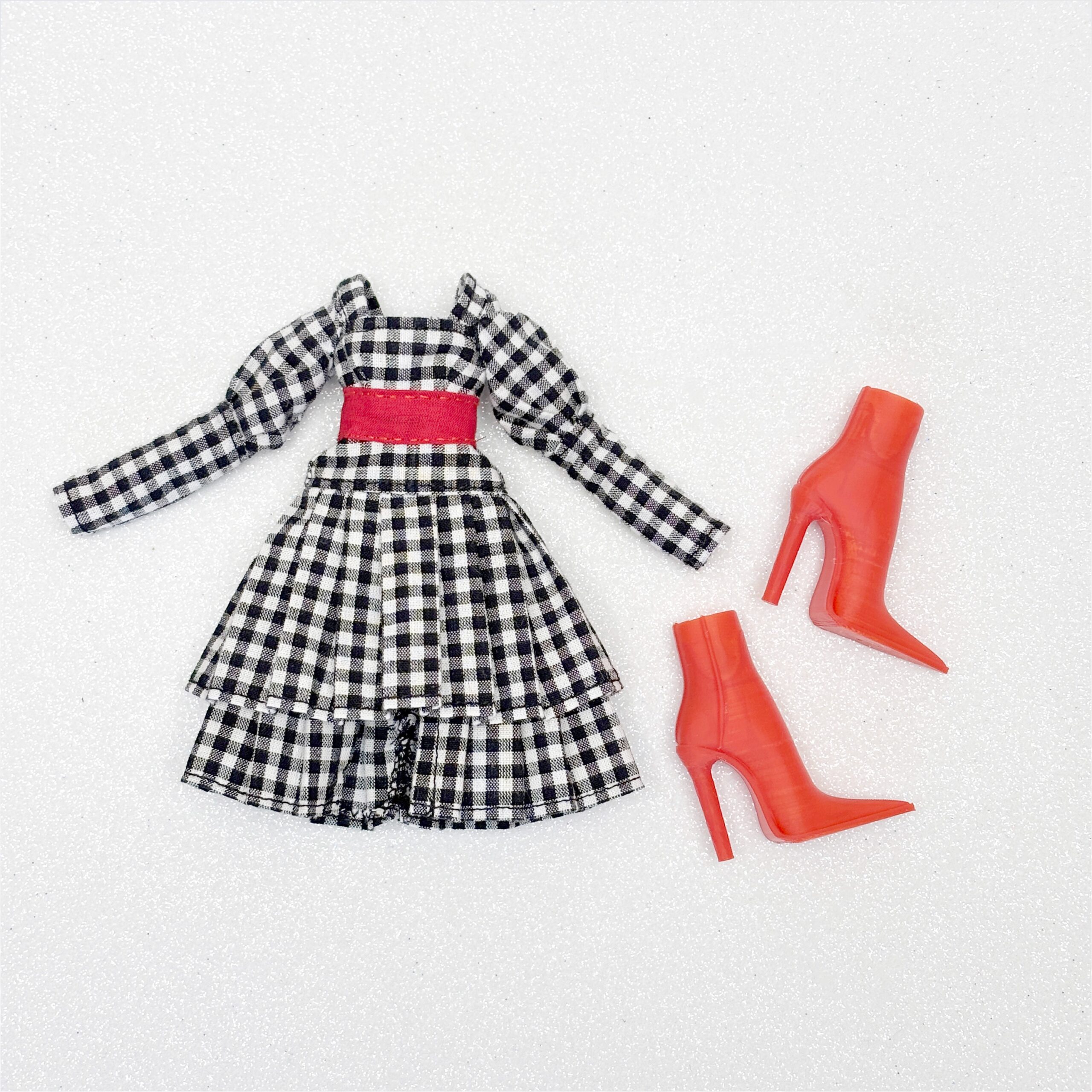 Mini Fashion Pack – Red Gingham Classic Chic